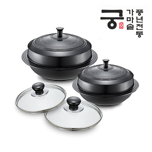 PN풍년 가마솥궁 세트+실리콘그립손잡이+PN풍년주걱+김연도 오색현미 300g+밀양도자기 메리스가든 16p | 홈쇼핑모아 PN풍년 가마솥궁 세트... 