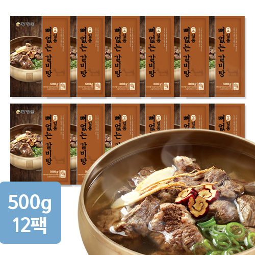 [황장군] 일품 뼈없는갈비탕 500g x 12팩 | 홈쇼핑모아 [홈&쇼핑] [황장군] 일품 뼈없는갈비탕 500g x 12팩