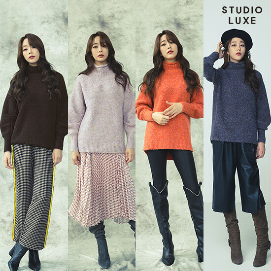 [21F/W 스튜디오럭스] 베이비알파카 모크넥 풀오버 2종 | 홈쇼핑모아 [GSMYSHOP] [21F/W 스튜디오럭스] 베이비알파카 모크넥 풀오버 2종