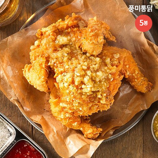[38년 전통 순천 맛집] 풍미 마늘 통닭 (하프컷 두조각 + 마늘 소스 70g *2)*5봉 | 홈쇼핑모아 [롯데OneTV] [38년 전통 순천 맛집] 풍미 마늘... 