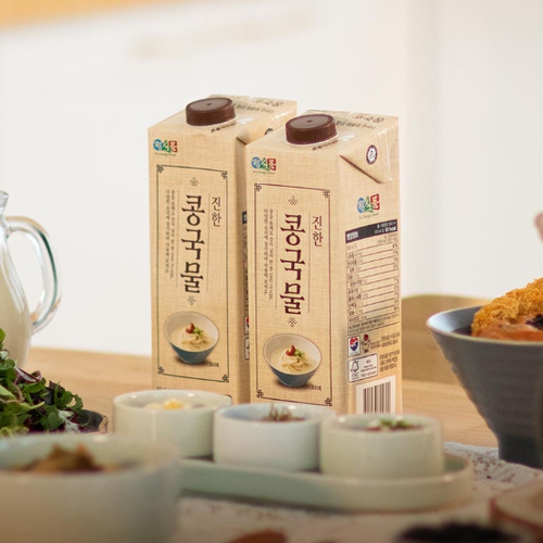 [베지밀] [시즌기획특가]진한콩국물 950ml *12팩 (오리지널6팩, 검은콩6팩) + 소면 4개(1봉)+시원한채소육수 950ml *2팩 | 홈쇼핑모아... 