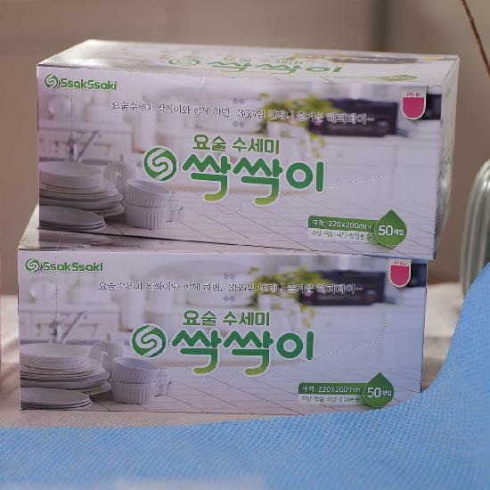 [삼성카드5%할인][까사마루] 싹싹이 뽑아쓰는 요술 수세미 410매 3