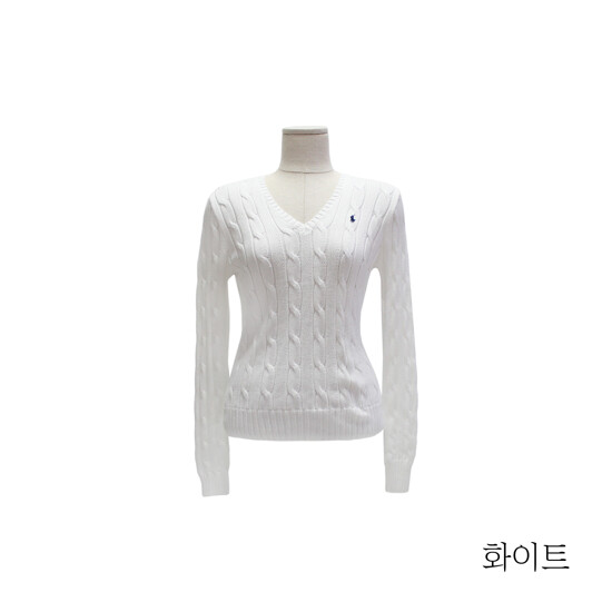 폴로랄프로렌 브이넥 니트(211891641)