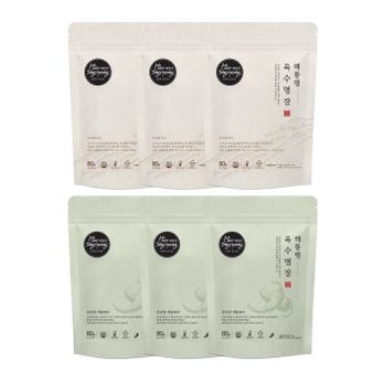 더 간편한 육수명장 총 120알(더진한육수 80gX3팩+은은한 매운육수 80gX3팩)