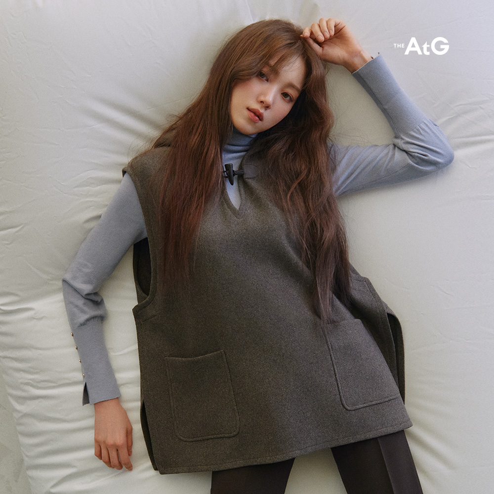 [The AtG] 더엣지 23FW 울혼방 토글 케이프 베스트 null | 홈쇼핑모아 [cjmall] [The AtG] 더엣지 23FW 울혼방 토글 케이프 베스트 null