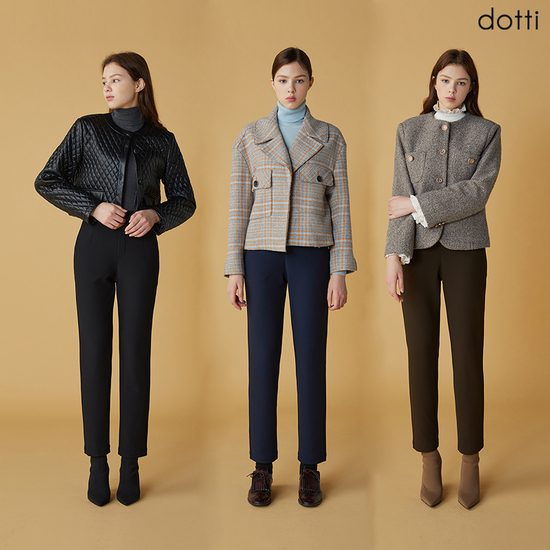도티 여성 사방스판 모찌 기모 본딩팬츠 3종 | 홈쇼핑모아 [KT알파쇼핑] 도티 여성 사방스판 모찌 기모 본딩팬츠 3종