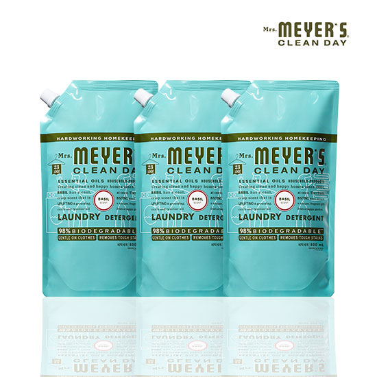 미세스마이어스 고농축 세탁세제[일반/드럼겸용] 800ml*3개... [CJ온스타일] 미세스마이어스 고농축 세탁세제[일반/드럼겸용] 800ml*3개
