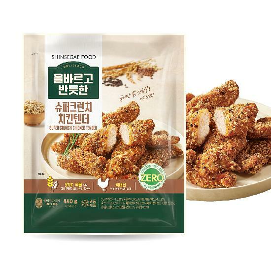 [카드 5%할인] (모바일)올바르고 반듯한 슈퍼크런치 치킨텐더 440g x 5팩 2
