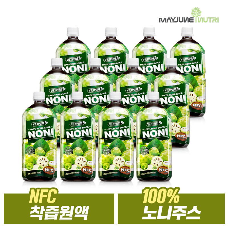 (M) 비엣퓨어 노니 주스 12병 (1병: 1,000ml)