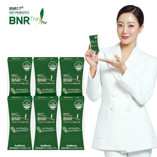 비에날씬 프로 6박스 (BNR17 체지방 감소 다이어트 유산균)