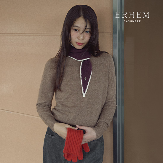 24 FW 캐시미어100 라운드 풀오버 1종