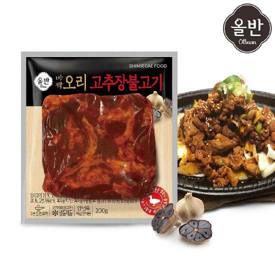[카드 5%할인]신세계푸드 올반 오리 바짝 불고기 7팩 (간장맛 200g x7팩 ) 3
