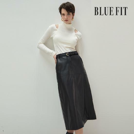 [삼성카드5%할인][299,000원 초특가]블루핏X로보 이태리 나파 램스킨 스커트 3