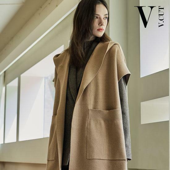 [삼성카드5%할인][런칭가69,900원→3만원↓]브이컷 울혼방  케이프 코트 1종 3