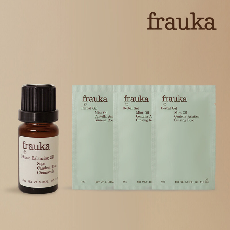 [삼성카드5%할인]프라우카 앰플 오일 10ml +허벌겔 샤쉐 3개 
