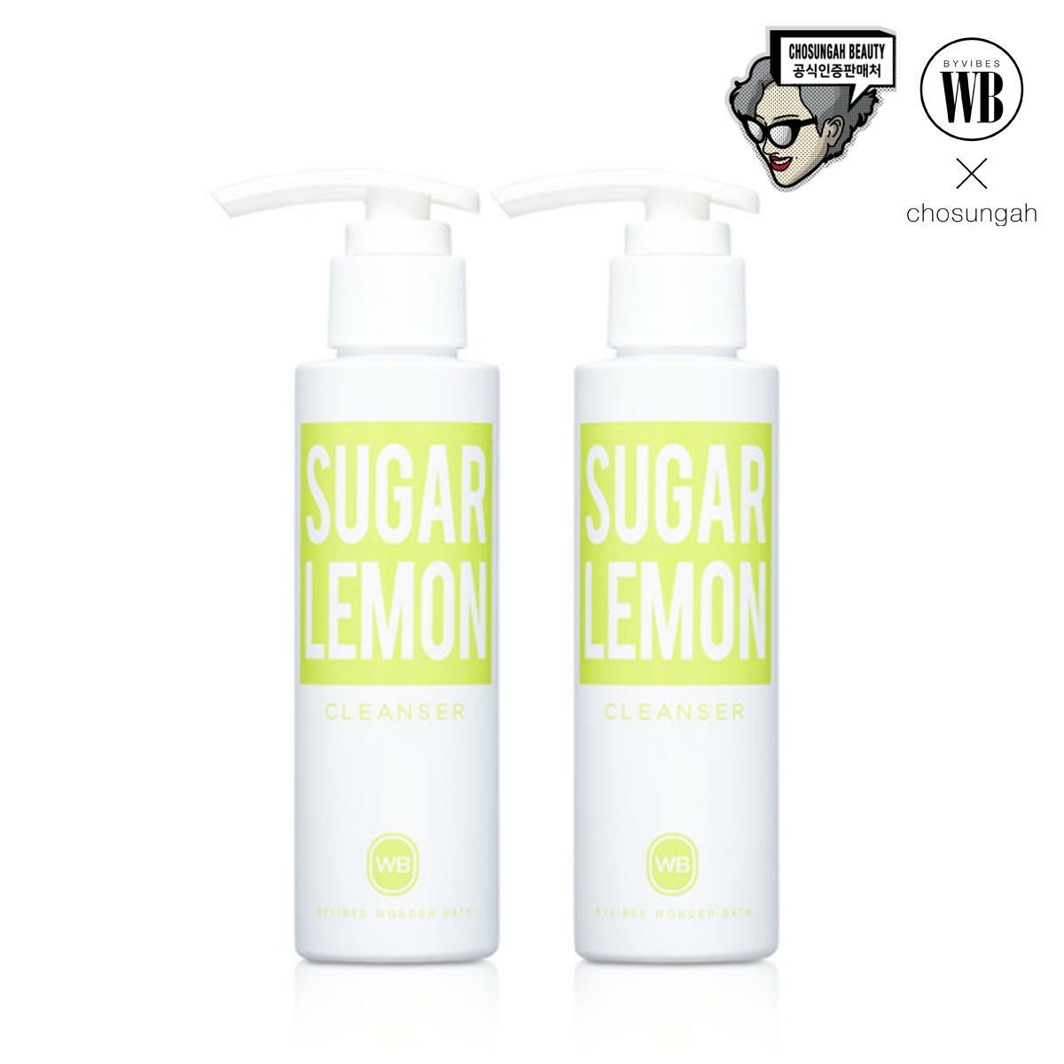 [삼성카드5%할인]원더바스 조성아 레몬청 클렌저 슈가&레몬 120ml 본품 2개 