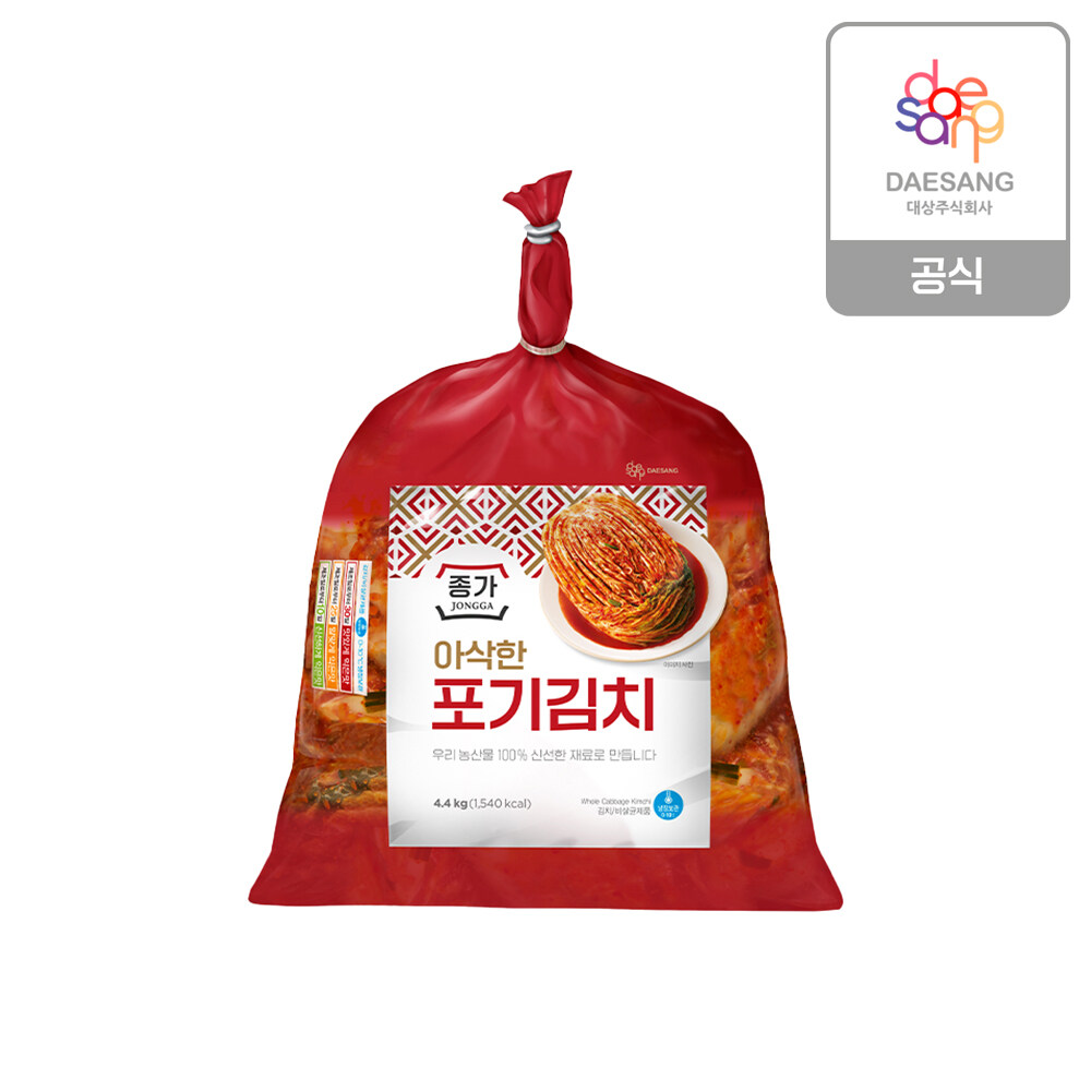 [카드 5%할인][종가] 아삭한 포기김치 4.4kg