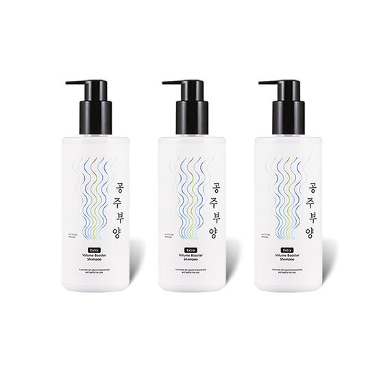 가히 공주부양 볼륨부스터 샴푸 기본세트(대용량 500ml*3개)