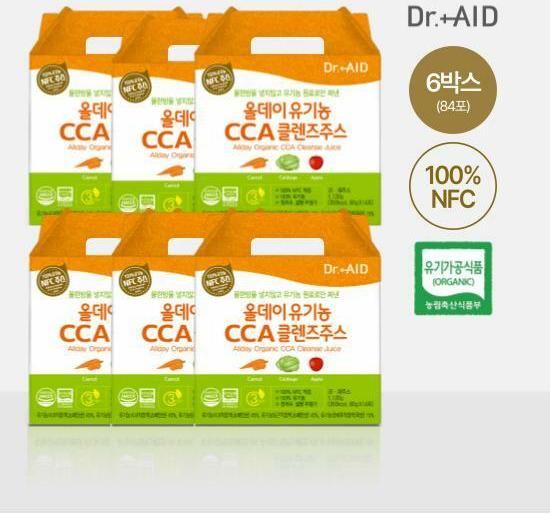 [M] 올데이 유기농 CCA 클렌즈 주스 6박스