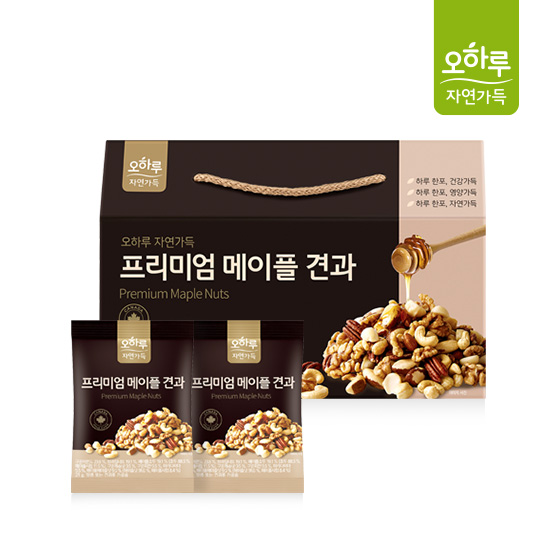프리미엄 메이플 견과 1박스 (24봉)