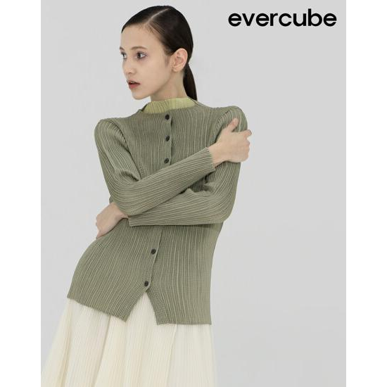  [런칭가299000원]에바큐브 25SS 3도 플리츠 가디건 2