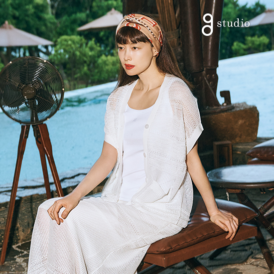 25SS 린넨혼방 크로쉐 썸머 롱 베스트 2