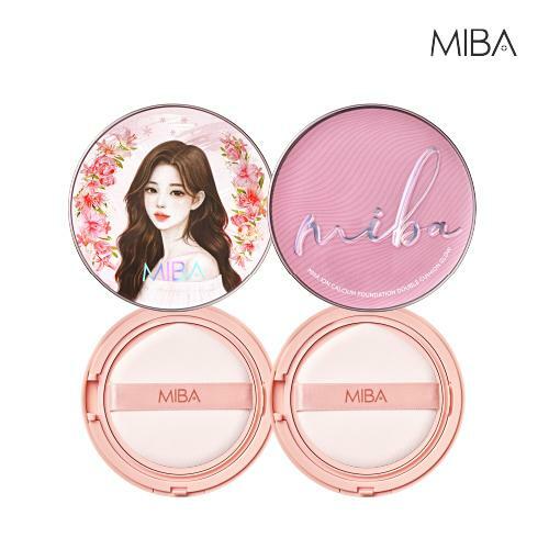 미바 왕쿠션 시즌3 본품 (심플 케이스, 캐릭터케이스 각1)총 2개 리필 2개 