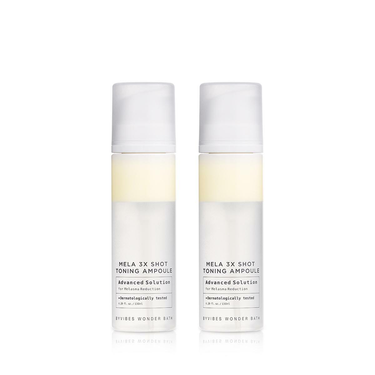 조성아 원더바스 멜라 3X샷 토닝 앰플(130ml)X 2병 구성 