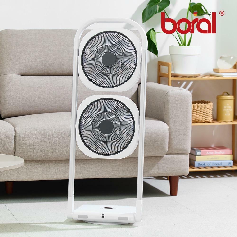[롯데카드5%할인][유선] 보랄 BLDC 듀얼 폴딩팬 (BR-DH220F)