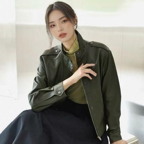 [카드 5%할인][199,000원 초특가]로보 하이넥 램스킨 자켓 3