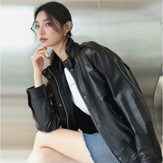 [카드 5%할인][199,000원 초특가]로보 하이넥 램스킨 자켓