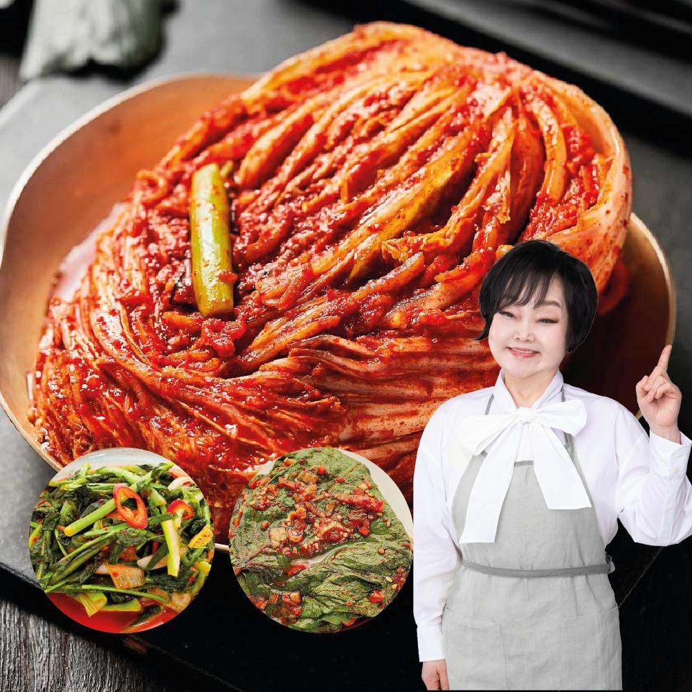 빅마마 이혜정의 맛있는 포기김치 8kg+열무김치 2kg+깻잎김치 0.5kg