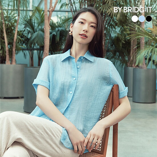 ○ (런칭가 69,900원) 시어 반팔 셔츠 3종