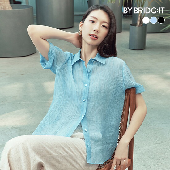 ○ (런칭가 69,900원) 시어 반팔 셔츠 3종 3