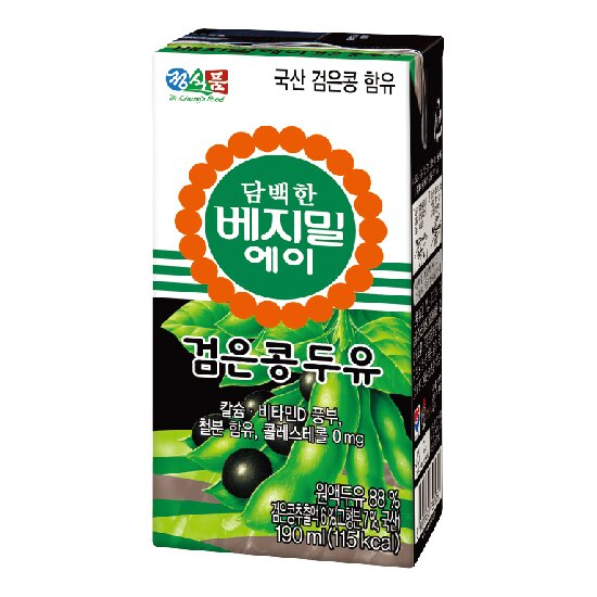 베지밀 검은콩 두유 담백한 A 5박스 총 80팩