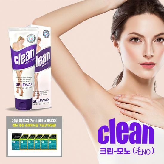 크린모노 제모제 150ml 1개 + 탈모케어 샴푸 7ml 5매