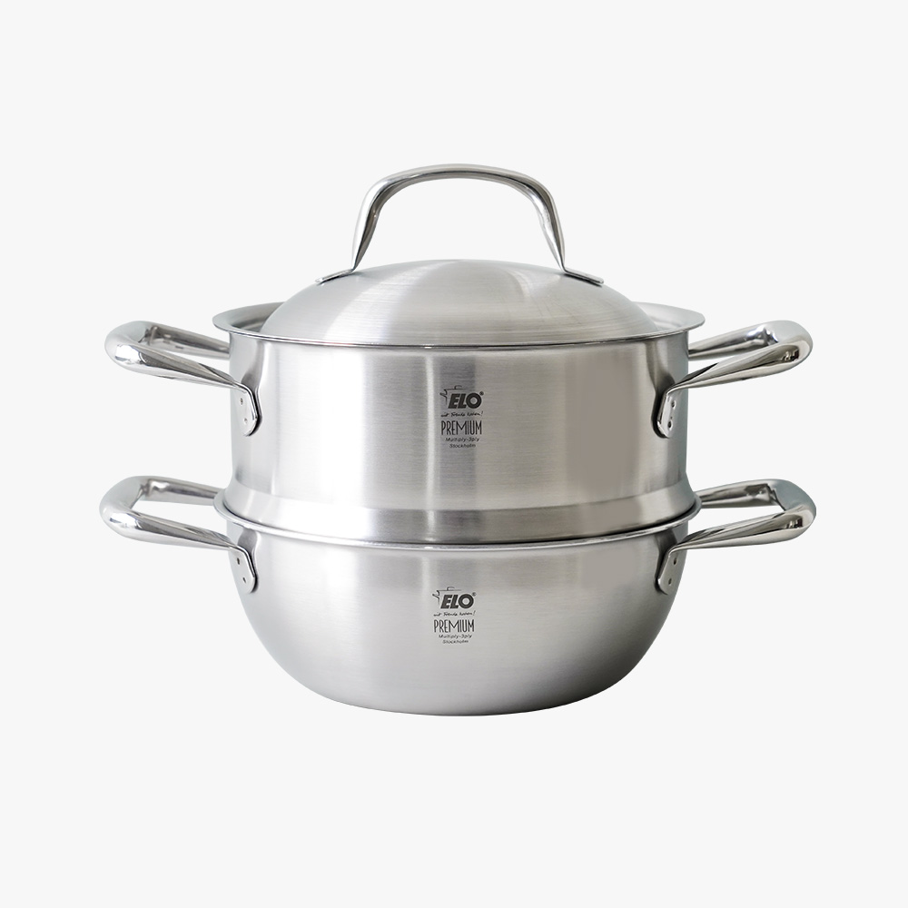 스톡홀름 통3중 양수 찜 웍 24cm