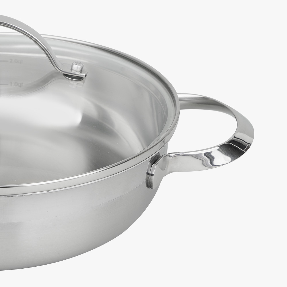 취리히 통3중 IH 스텐 전골냄비 팬 24cm 4