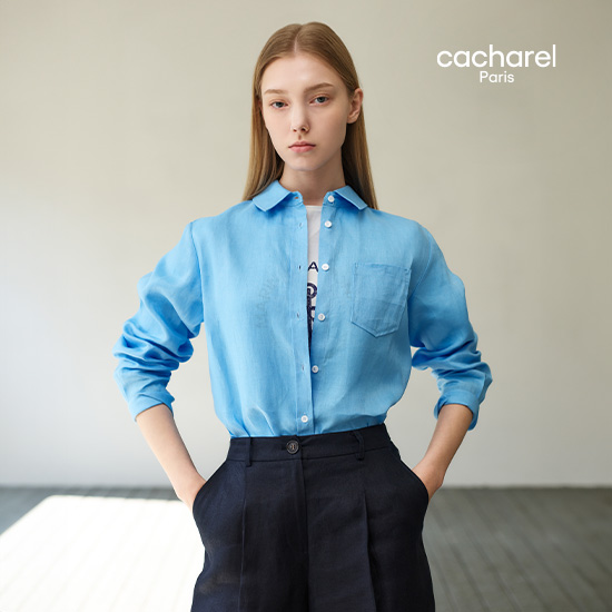[최초가 79,900원] 25SS 프렌치린넨100 루즈핏 셔츠 2종. 2