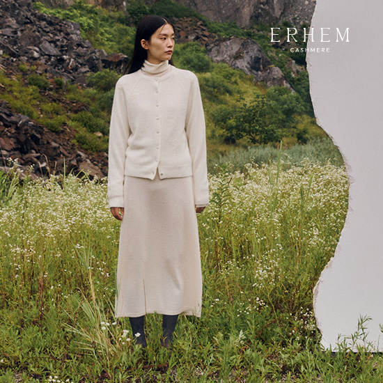 25FW 캐시미어 블렌드 글리터 니트스커트 1종 2