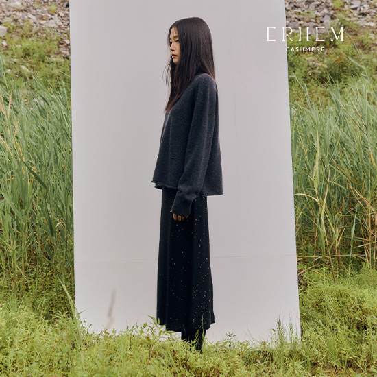 25FW 캐시미어 블렌드 글리터 니트스커트 1종 3