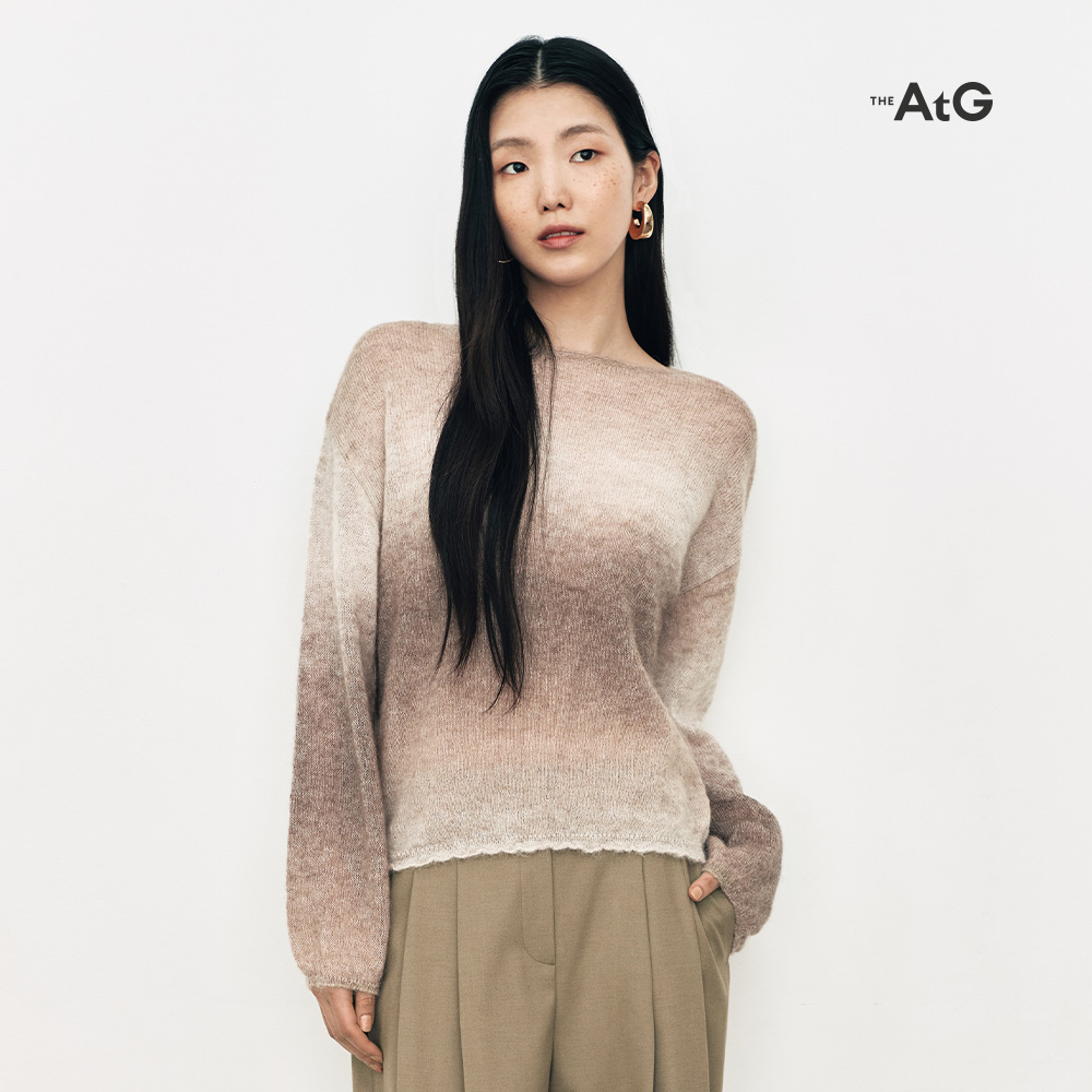 [by 임지연][최초가 69,900원] 옴브레 알파카 혼방 풀오버 4