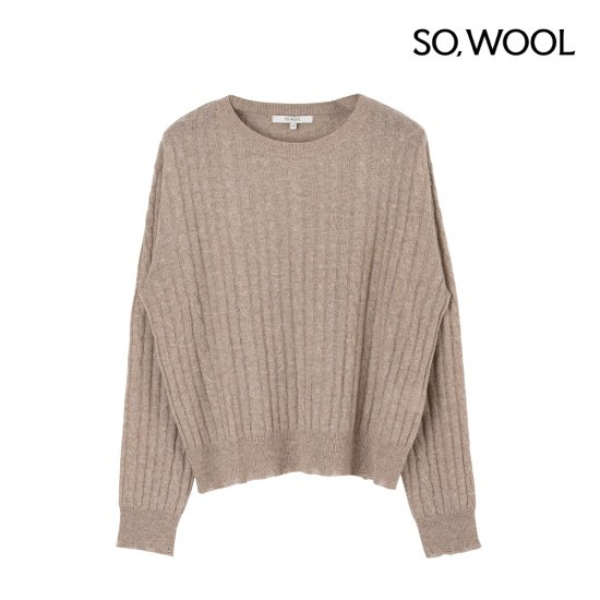 쏘울 25FW 캐시 메탈 케이블 시어 니트 [런칭 가격 119,900원] 2