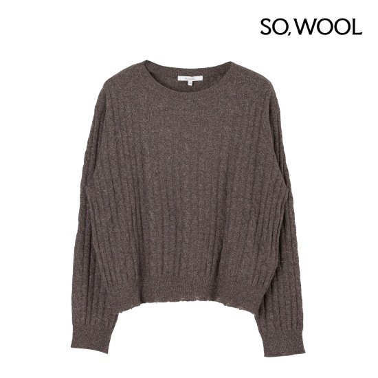 쏘울 25FW 캐시 메탈 케이블 시어 니트 [런칭 가격 119,900원] 3