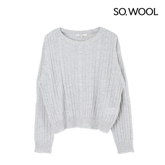 쏘울 25FW 캐시 메탈 케이블 시어 니트 [런칭 가격 119,900원] 4