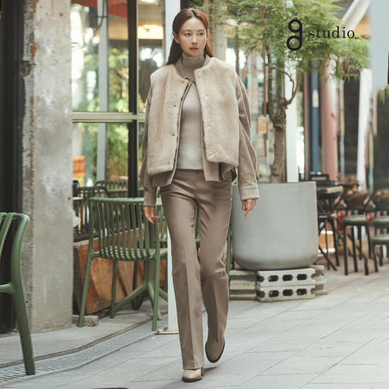 [최초가 99,000원] 25FW 콘밀 실크 플레어 데님팬츠 4