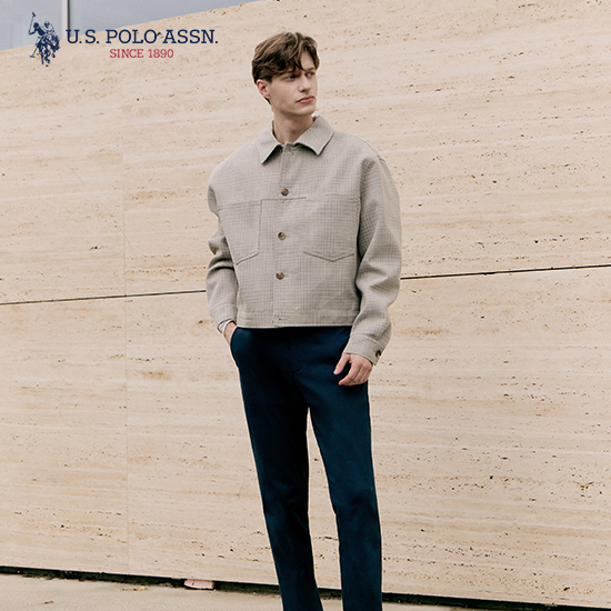 [쿠폰혜택][U.S POLO ASSN.] 25FW 약기모 치노팬츠 2종 남성 2