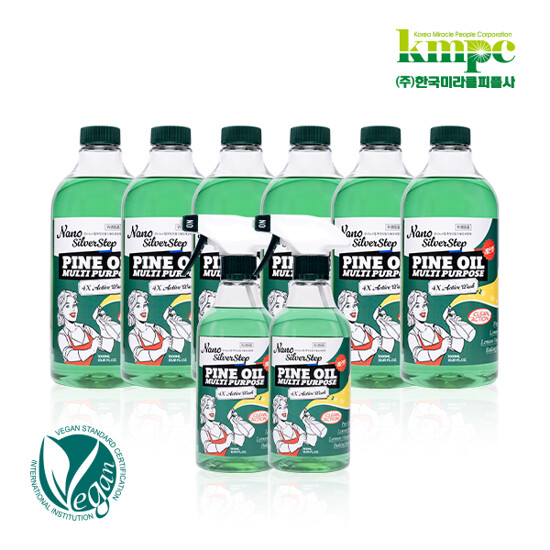[은나노스텝 클린티슈 2통 추가구성]시즌4 은나노스텝 더블세트(다용도 세정제 500ml2병 1000ml6병)