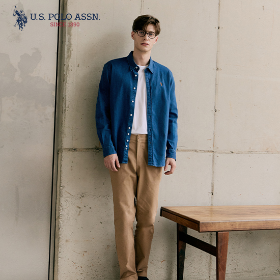 [쿠폰혜택][U.S POLO ASSN.] 25FW 약기모 치노팬츠 2종 남성 3