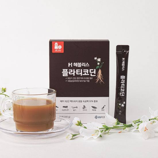 헤블리스 플라티코딘 백도라지즙 4박스 총 80포 (15g x 20포 x 4박스) 2